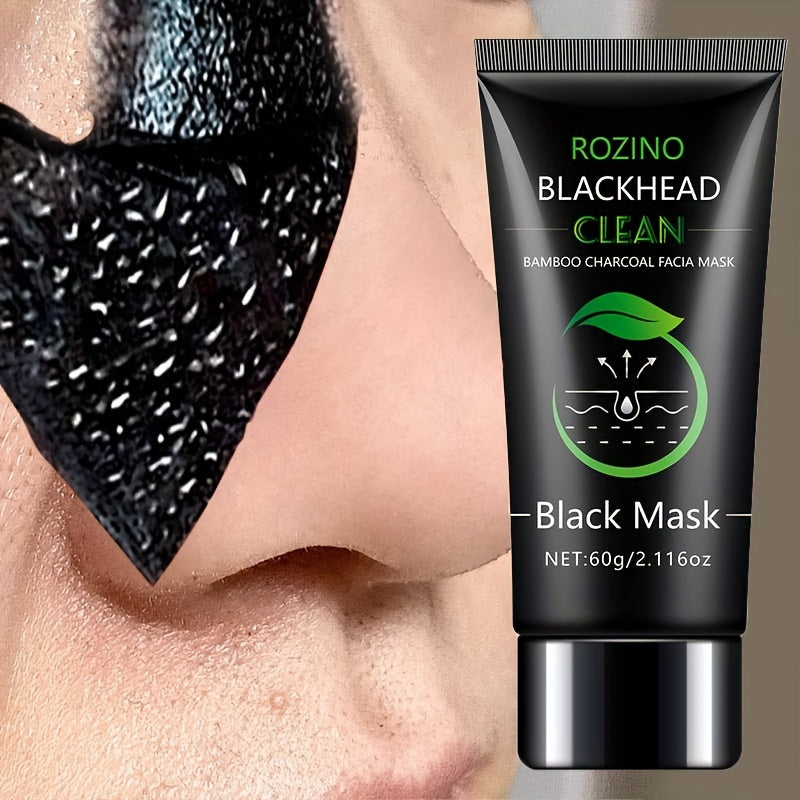 Facial care
ROZINIAO 1pc Blackhead Remover Facial Mask, 60g/2.11oz, Bamboo Charcoal Deep Cleansing, Pore Tightening, Hydrating Care, Gentle Natural Formula With Citronella & Peppermint Oil