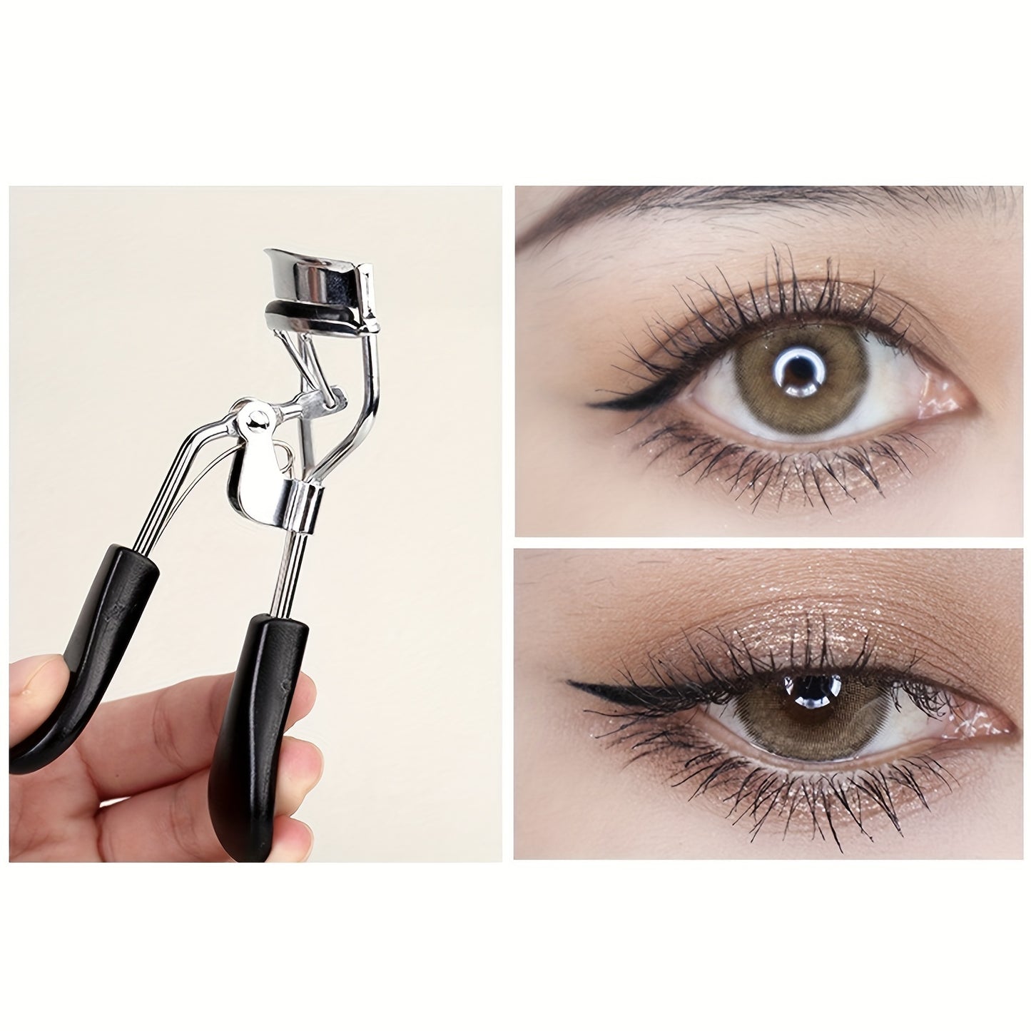 False Eyelashes
1 Piece Premium Stainless Steel Lash Curler, Makeup Tool, Long Lasting For All Eye Shapes Lash Lift/Extension Of False Eyelashes, Quick Natural Curling