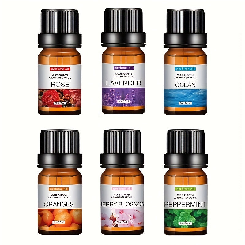 Facial care
3/6pcs, 12 Types Of Essential Oil, Essential Oil Pack Diffuser, Humidifier, Massage, Candle, Hair Care - Rose/Ocean/Cherry Blossom/Lavender/Lily/Sandalwood/Sweet Orange/Osmanthus Green Tea/Minit (10ml)