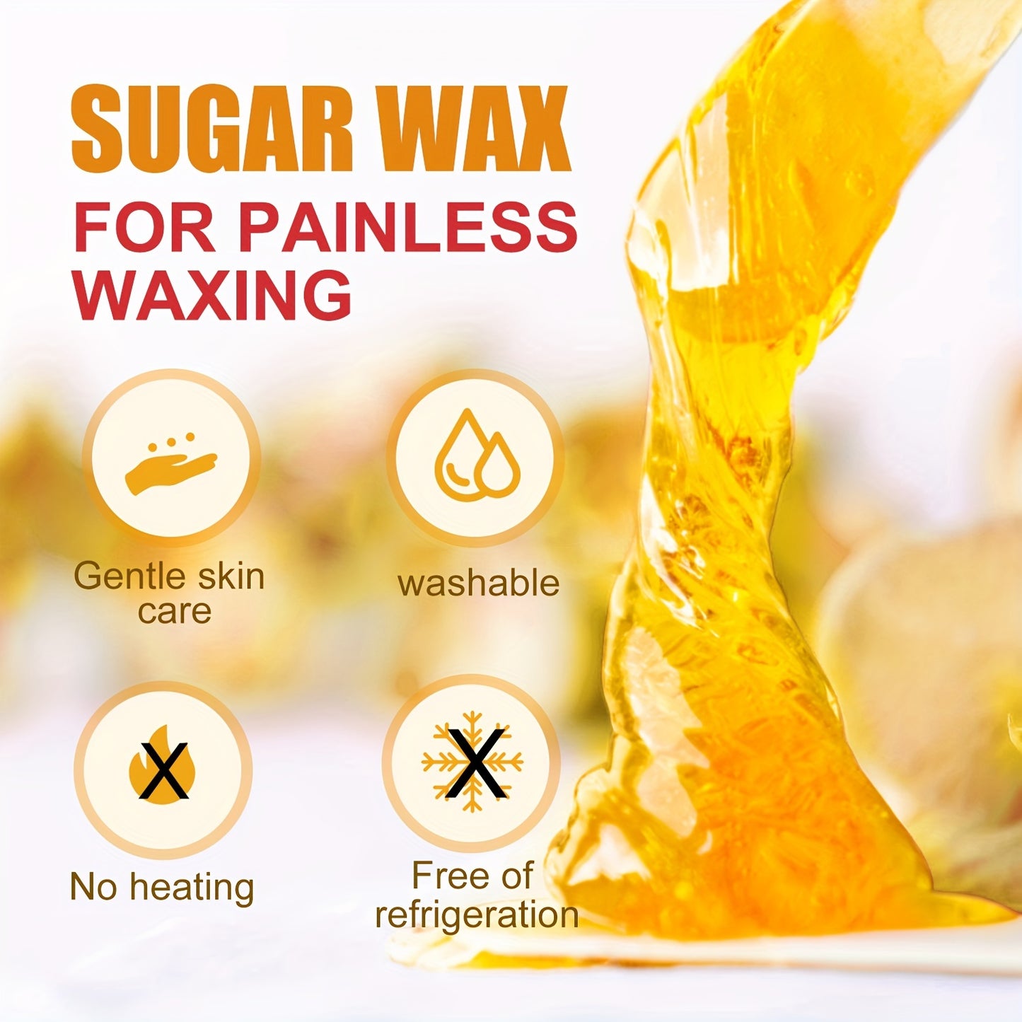 Shave & Hair Removal
Natural Lemon Honey Hair Removal Wax, Used To Remove Hair From Areas Such As Mustaches And Underarm Bikini, Gentle Formula, Suitable For All Skin Types