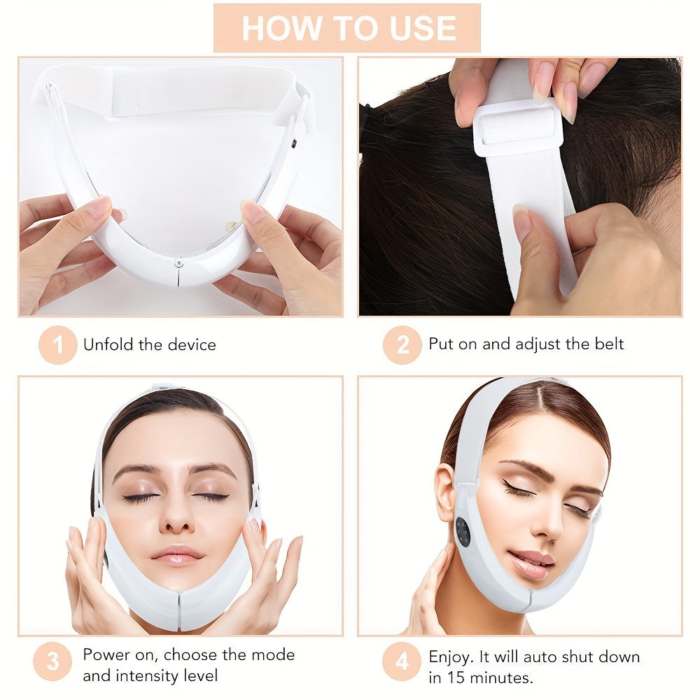 Beauty Tools
Double Chin Reducer Machine, Intelligent Face Device Beauty Belt, Electric V Face Beauty Device For Women And Men, Holiday Gift