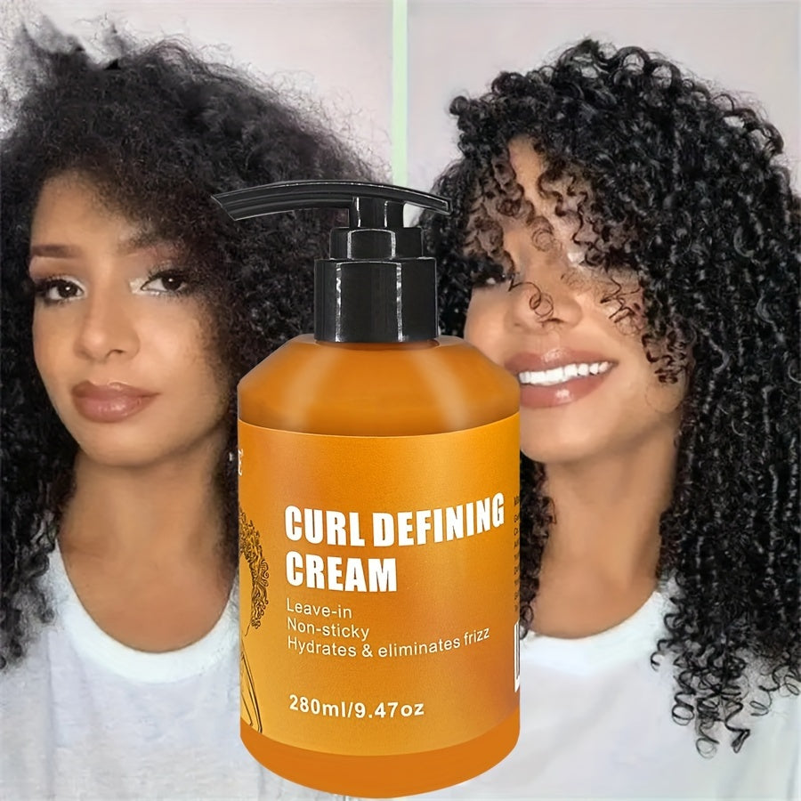 Hair Care
CURL DEFINING CREAM: Moisturizing Curly Elastin Styling Hair Conditioner Cream - Suitable for All Hair Types, Perfect for Dry and Frizzy Hair