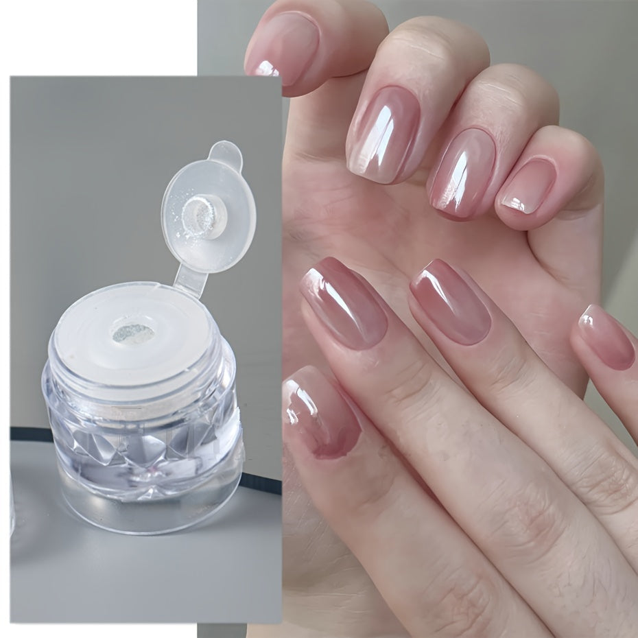 Nails
Hypoallergenic Aurora Chrome Nail Powder - Gentle Electroplating, Clear Finish For Stunning Manicures