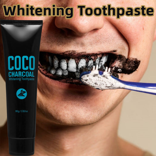 Oral Care
1pc Natural Activated Charcoal Toothpaste For Teeth Cleaning Whitening, Fresh Breath Teeth Whitening Toothpaste, Deeply Cleaning Teeth Whitener At Home Travel