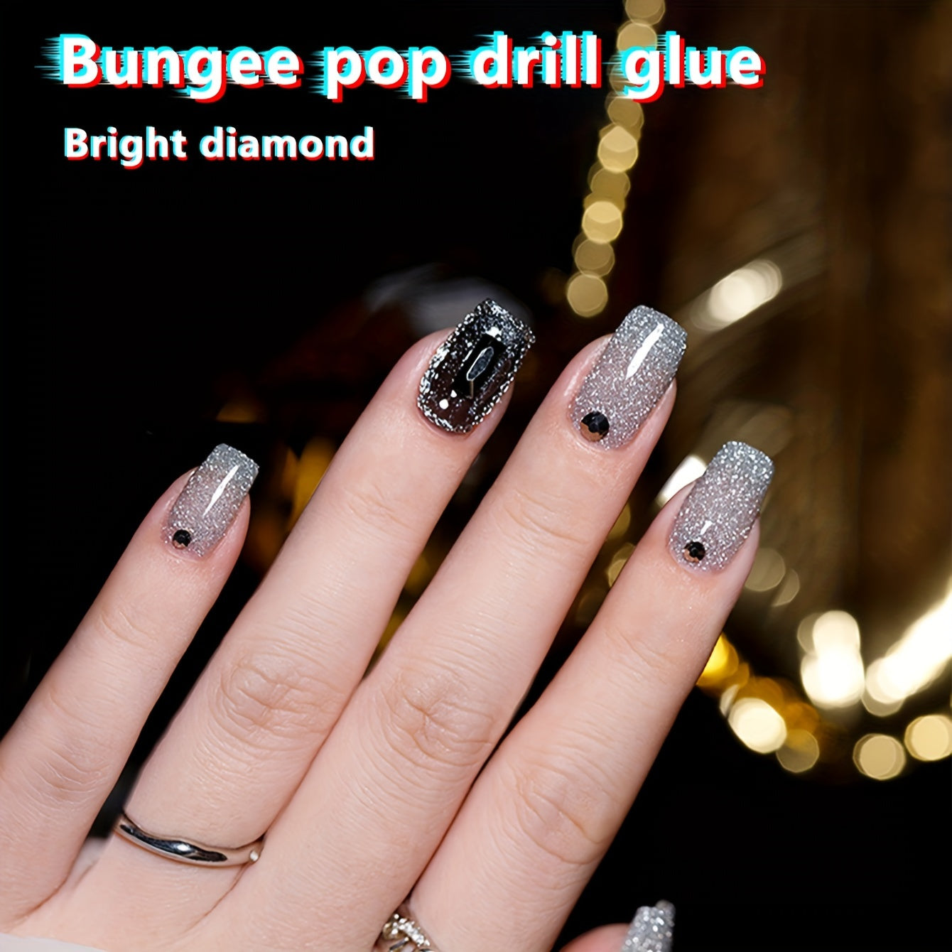 Nails
Gel Polish, Sparkling Glittery Burst Manicure Gel, Nail Salon Shine At Home