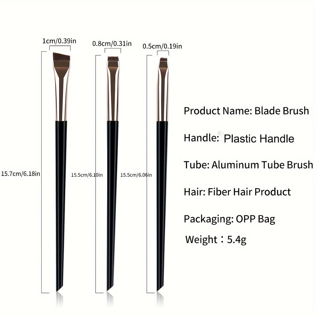 False Eyelashes
3pcs Fine Angled Eyeliner Brush, Ultra Thin Precision Eye Liner Makeup Brushes, Fine Point Eyeliner Brush, Synthetic Bristles Eye Makeup Tool