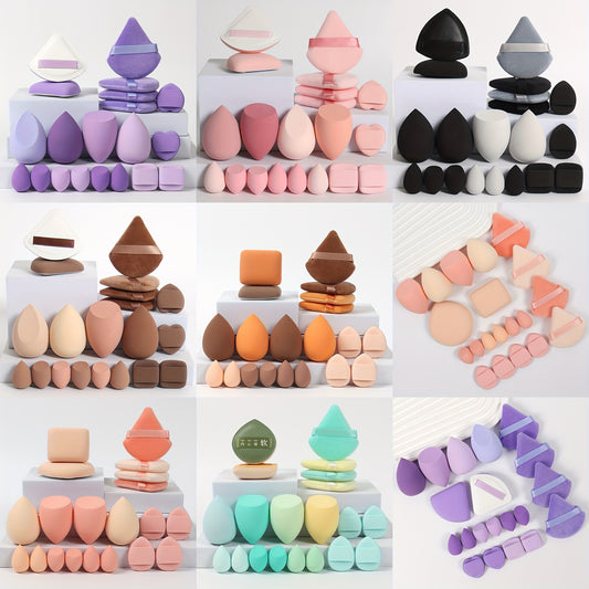 Beauty Tools
20-Piece Makeup Tool Set - Air Cushion Powder Puff Loose Powder Puff Makeup Sponge Finger Puff - Wet And Dry Face Makeup Beauty Tool - Suitable For All Skin Types