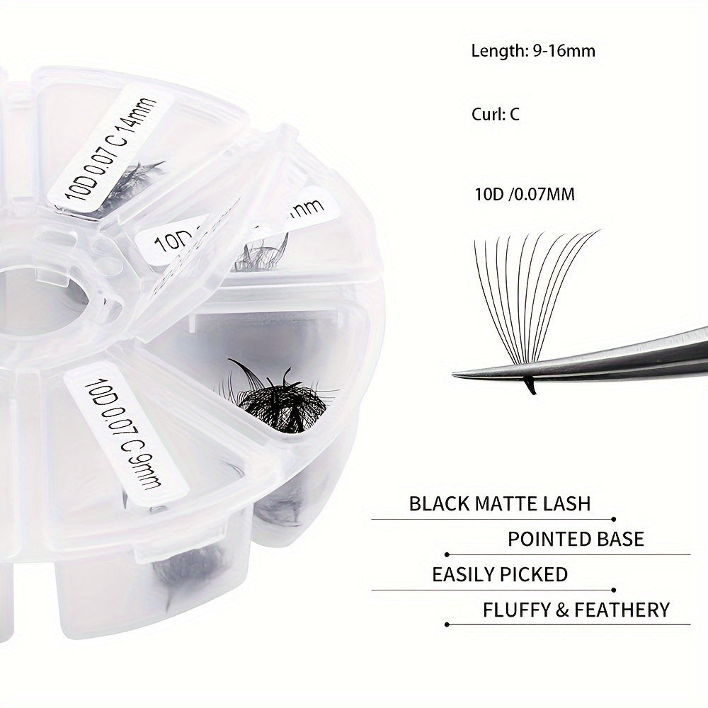 False Eyelashes
Premade Fans Cluster Lashes, Extension Lashes 500 Pcs/ 1000 Pcs Self Grafting False Eyelashes