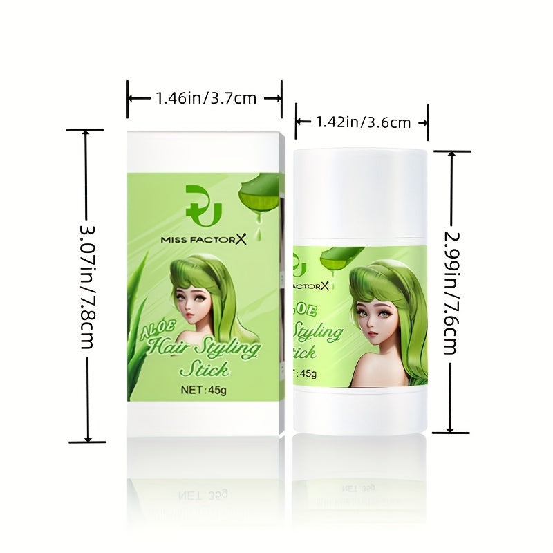 Hair Care
1pc Aloe/Cherry Blossom Hair Styling Stick, Long-lasting Hair Styling Wax, Moisturizing Hair Wax Hair Fluffy Styling Stick With Oil-free Formula, With Plant Squalane